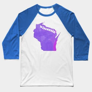 Wisconsin Purpleeee Baseball T-Shirt